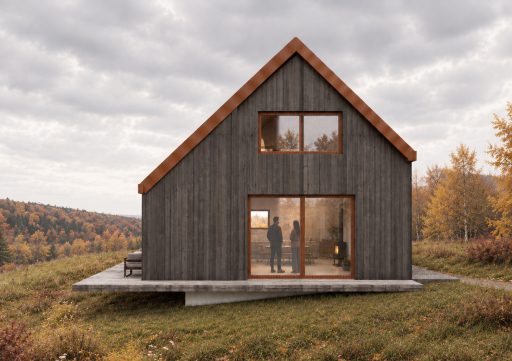 projekt domu w stylu stodoły